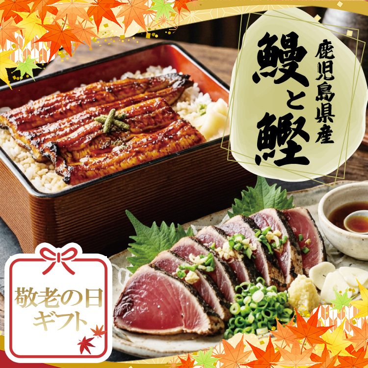 鹿児島県産大うなぎと鰹タタキセット　※